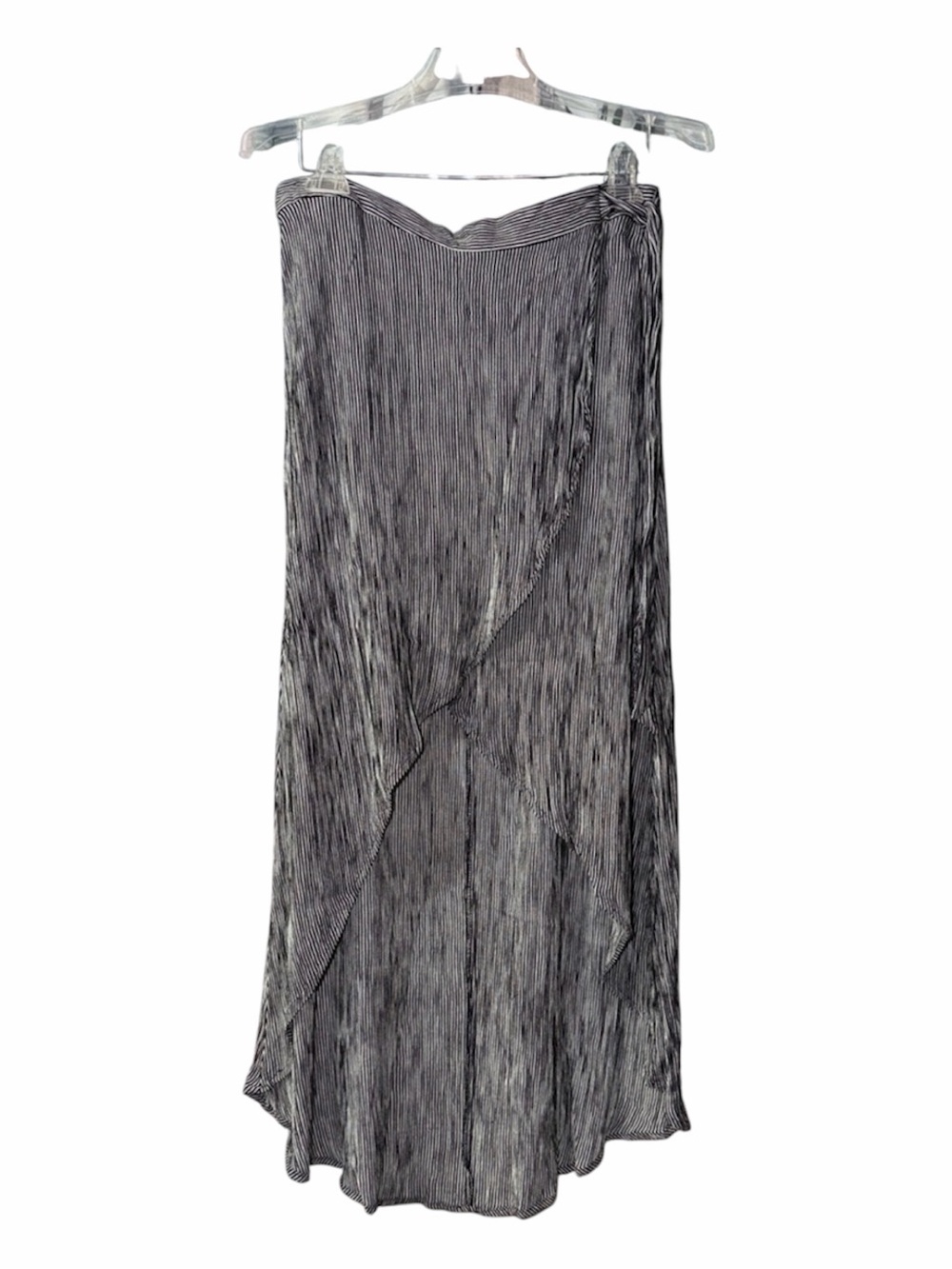 Joe B Gray and Black High-Low Skirt